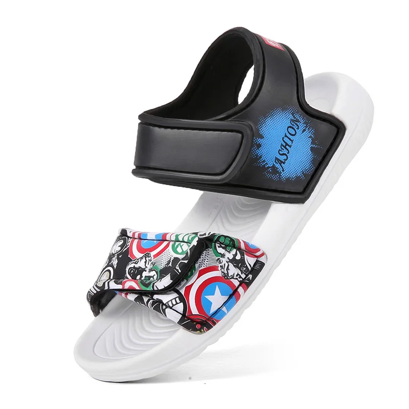 Summer New Anti-Slip Sandals for Children Open-Toed Boys' and Girls' Sandals Student Beach Shoes in Sizes 22-31