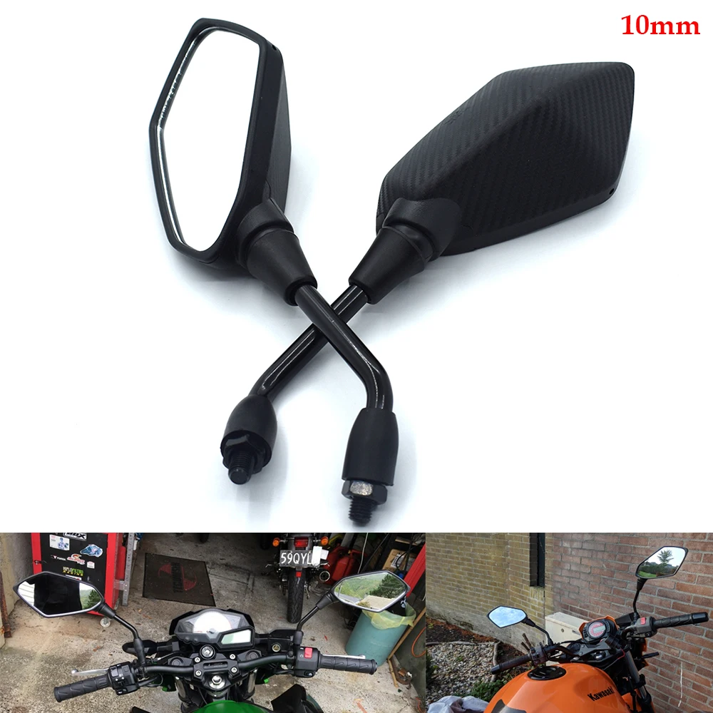 

Universal Motorcycle On Sales Big Size Glass rearview mirror 10mm FOR Honda CB400 CB500F CB500X CB599 CB600/F CB650F CB1000