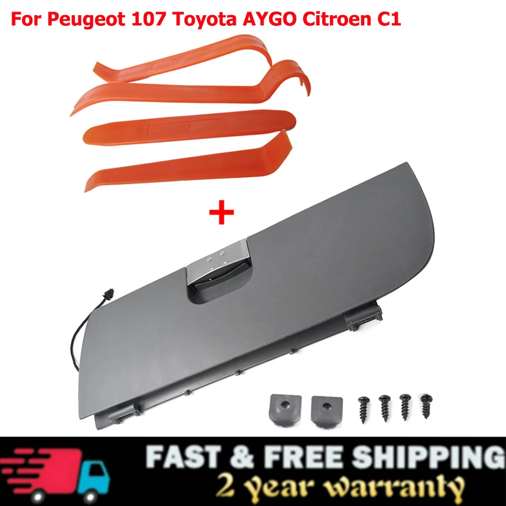 

Запасная крышка перчаточного ящика для Peugeot 107, Toyota AYGO, Citroen C1 2005-2015, для автомобилей с левым рулем, автомобильные аксессуары
