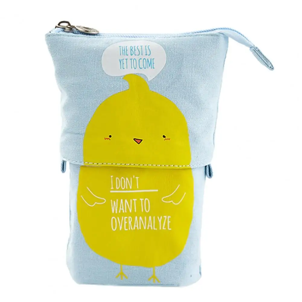 

Unique Makeup Bag Compartment Design Thick Lining Pen Storage Bag Student Pen Storage Bag for Children Pen Pouch