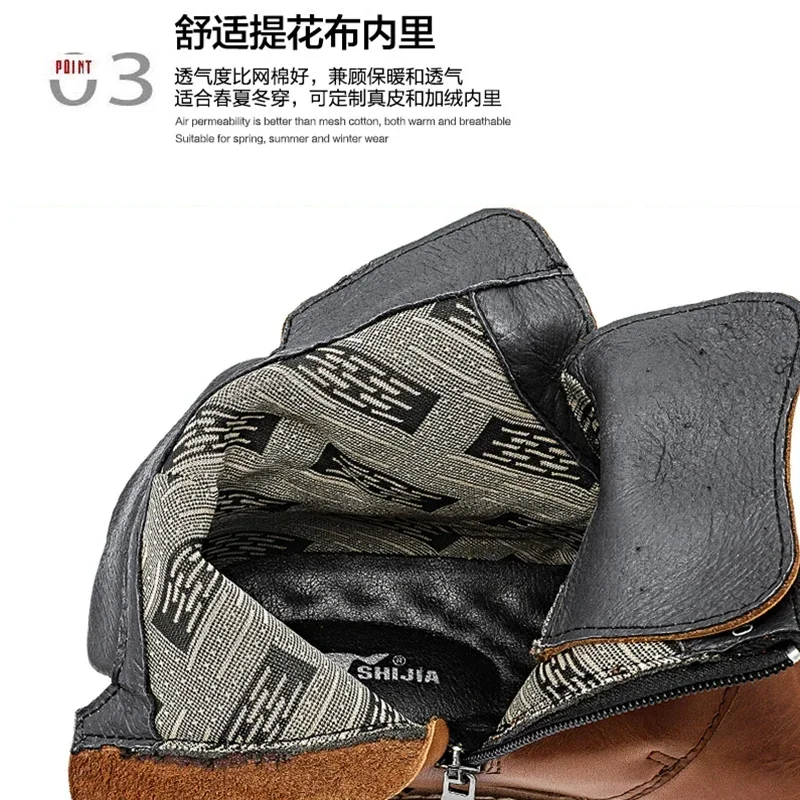 Новые модные мужские мотоциклетные ботинки из натуральной кожи ковбойские в