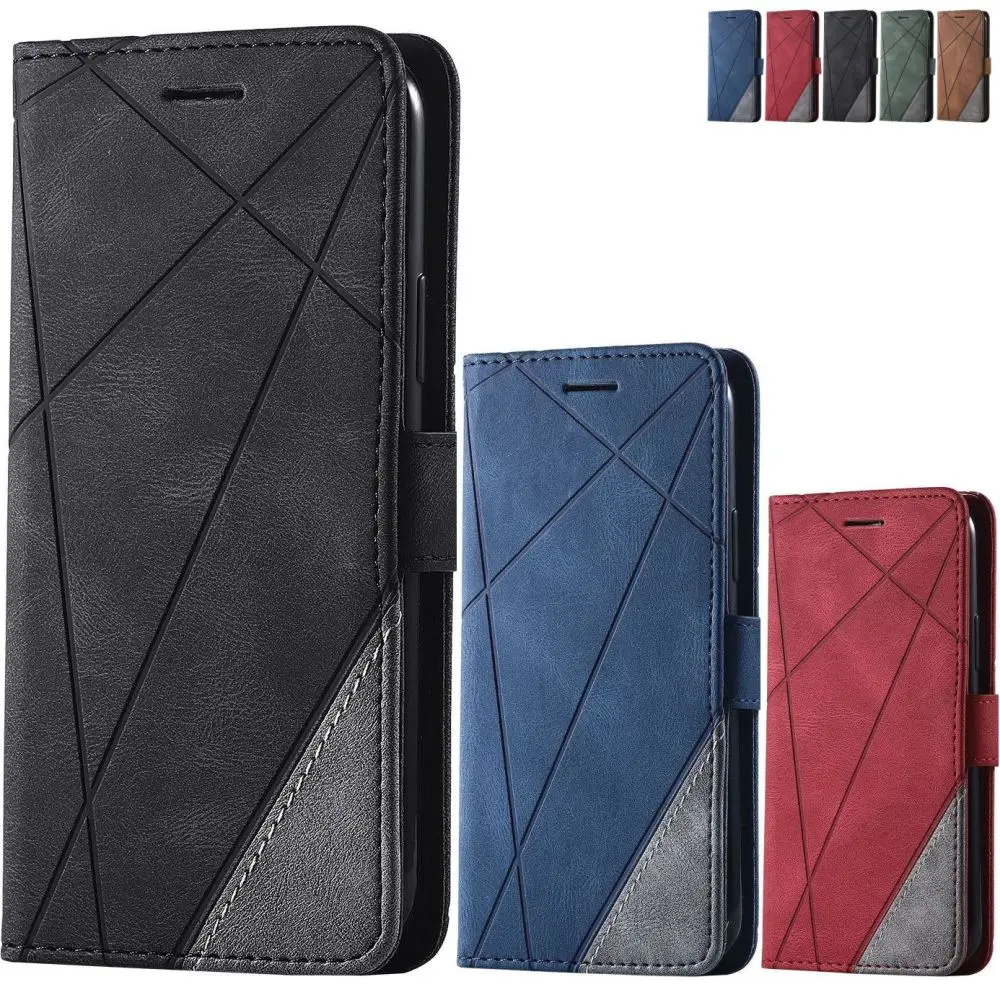 For Etui Huawei Honor 10 Lite 9A 9C 9S P40 Lite E P30 Pro P20 Lite Enjoy 7S Leather Flip Wallet Cover Card Slot Book Case 9 D21G