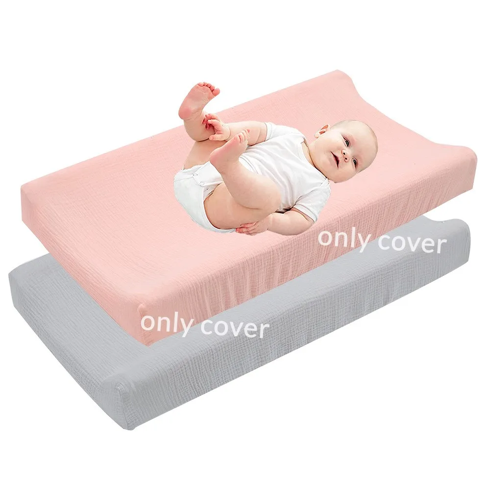Newborn Baby Changing Pad Cover Infant Diaper Changing Pad Sheet Remove Cotton Cloth Cover Baby Changing Mat Nursing Mat Cover