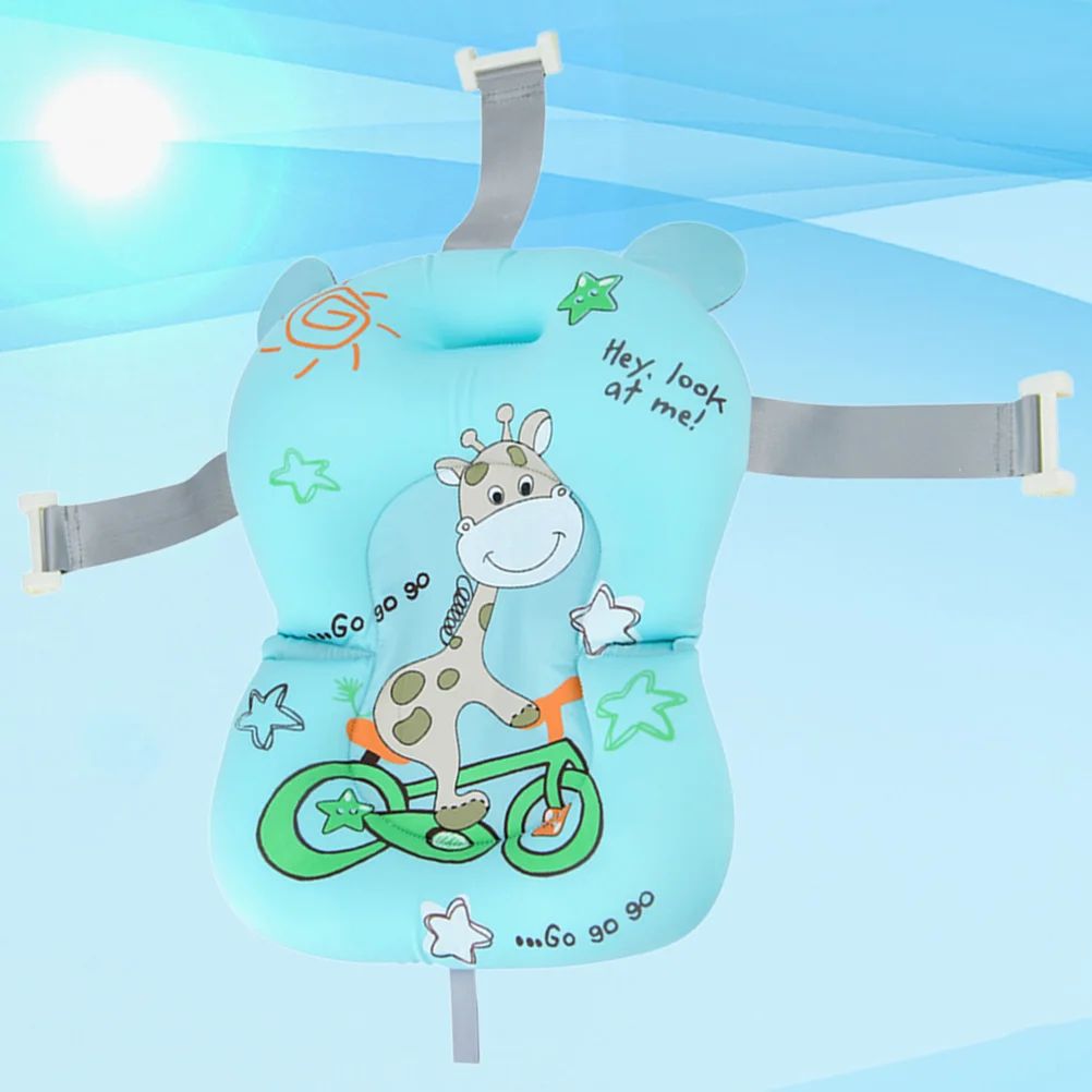 

Bath Cushion Pillow Bathtubinfant Net Tub Bedmat Floating Pad Newborn Neck Headrest Supportmesh