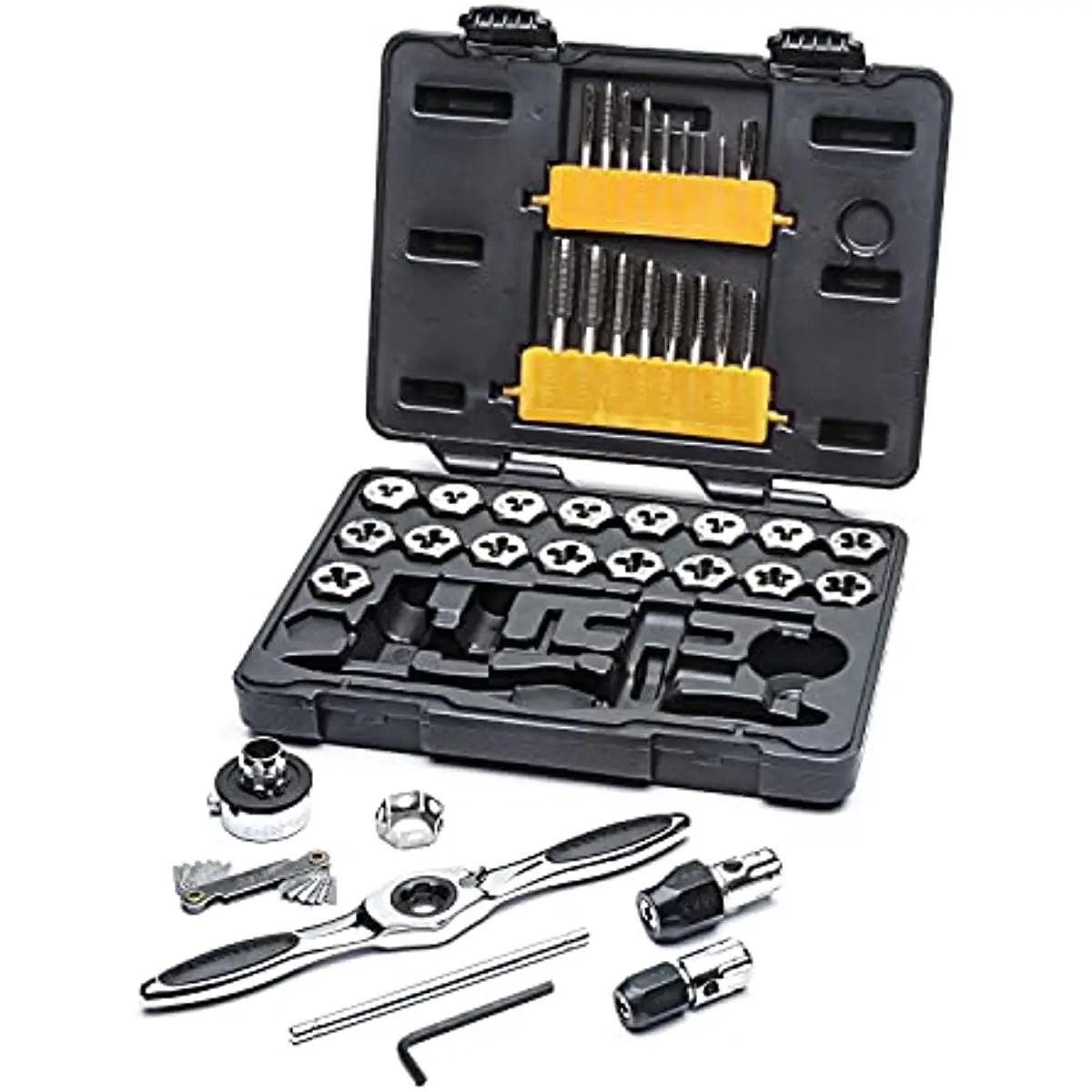 

GEARWRENCH 42 Piece Ratcheting Tap & Die Set, Metric - 3886