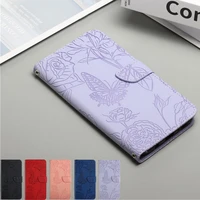 for nokia c30 2021 flip wallet case nokia c30 leather 3d butterfly floral card slot book shell for nokia c30 c 30 funda protect