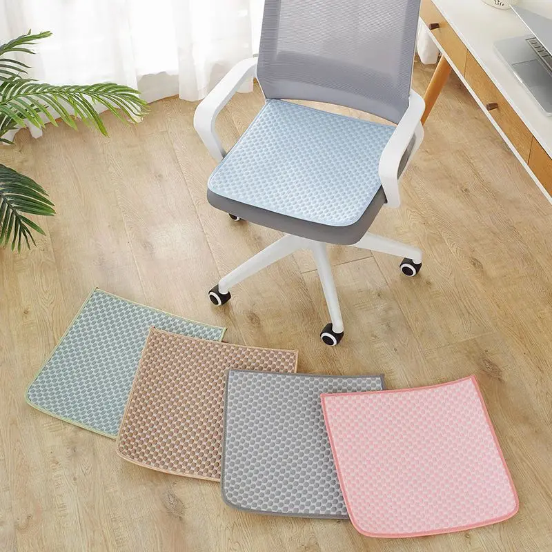 

Mat cushion summer non-slip cool mat cooling style ice silk Rattan breathable office sedentary computer chair cover