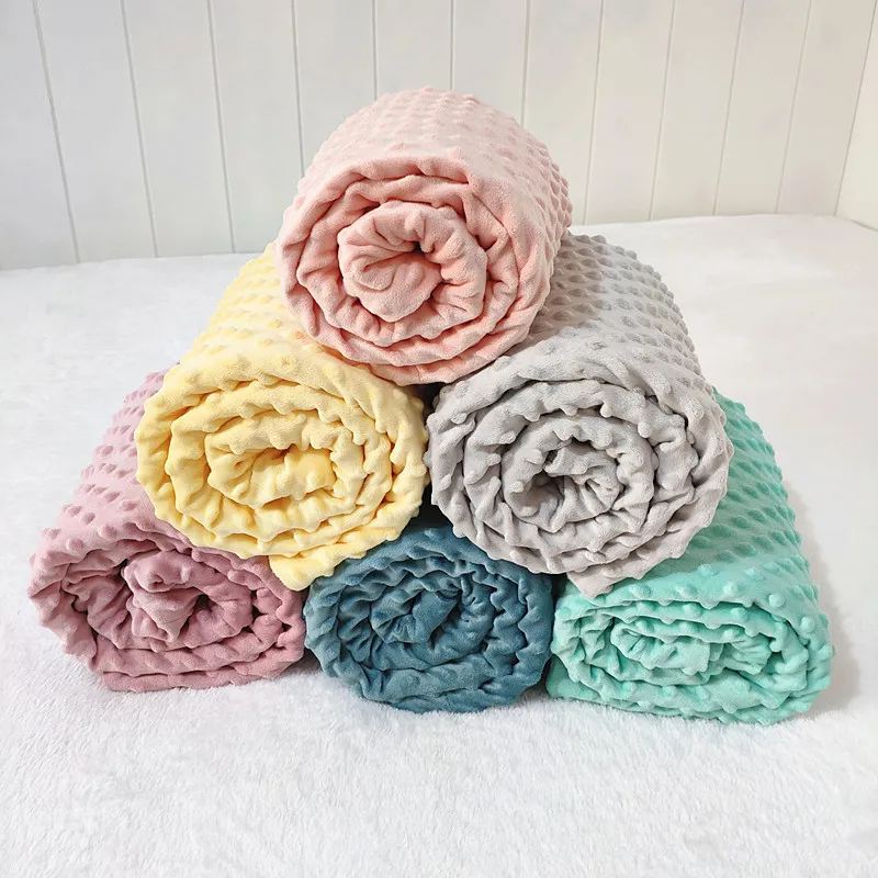 

Baby Blanket & Swaddling Newborn Thermal Soft Fleece Blanket Winter Solid Bedding Set Cotton Quilt Infant Bedding Swaddle Wrap