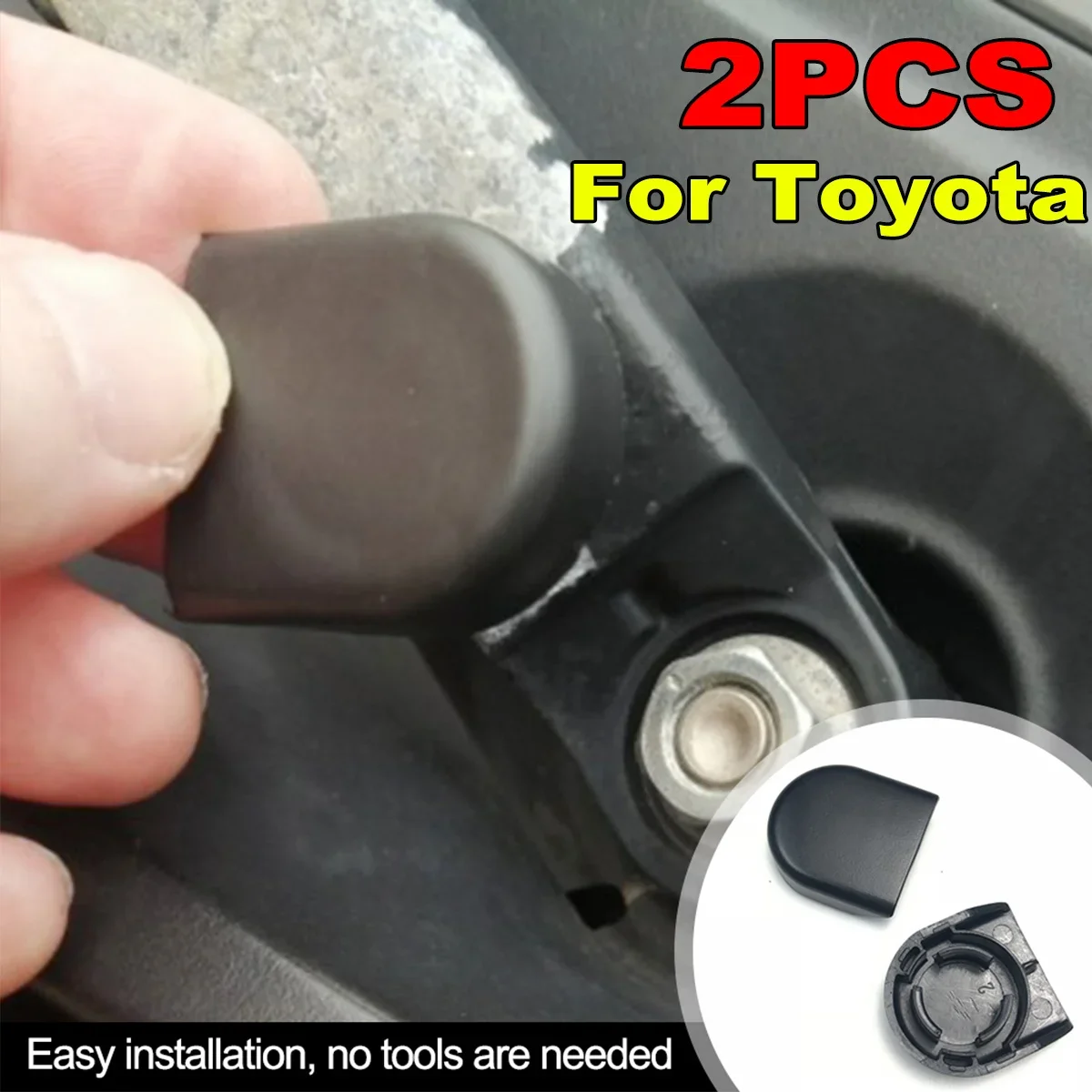 2X крышка гайки переднего рычага стеклоочистителя для Toyota Camry Xv30 2002-2006 Prius Xw20 Xw30 Xw50