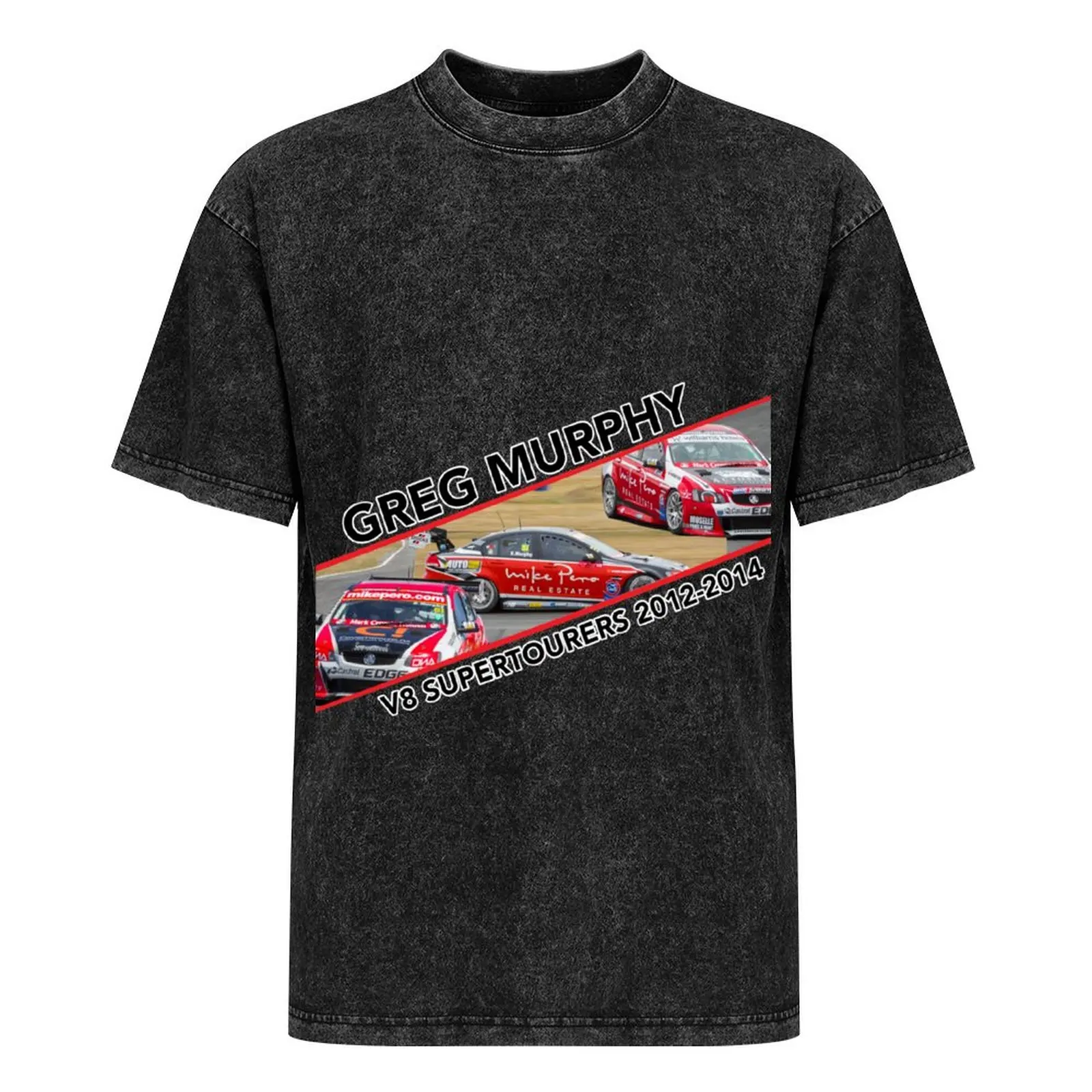 Футболка Greg Murphy V8 SuperTourers эстетичная одежда в стиле аниме белая мужская футболка