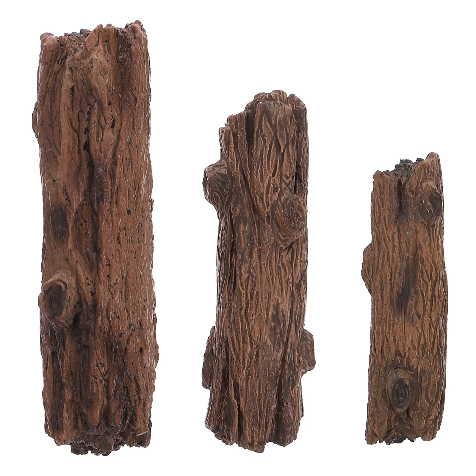 

3 Pcs Craft Wood Kit Muicle Plants Natural Garden Tree Stump Plants Kids Tree Stump Wood Ornaments Crafts Wood Log Block
