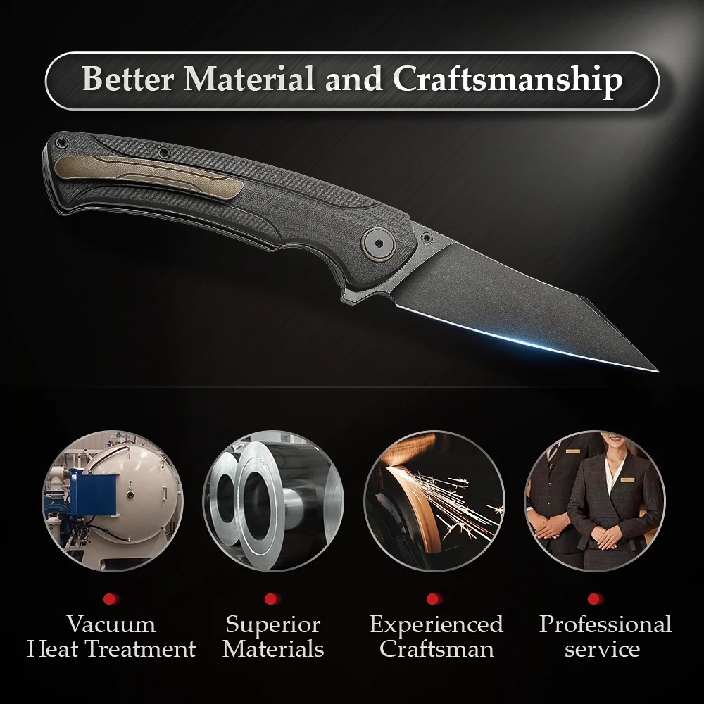 Складной карманный нож TRIVISA для повседневного использования Стальной Охотничий