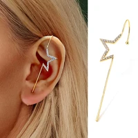 2022 newest arrivals unique jewelry 1 pcs earring women geometry ear pin design line around earrings zircon wedding accessories