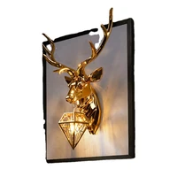 creative nordic antler wall lamp wall lamps deer lamp for bedroom buckhorn kitchen wall lights for home decor