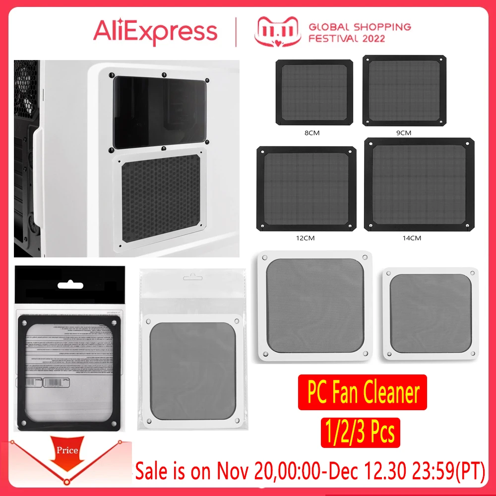

["8-14 см магнитная рамка пылезащитный сетчатый чехол ПК кулер вентилятор сетка с отверстием для 120x120 мм корпус компьютера вентилятор охлажде...