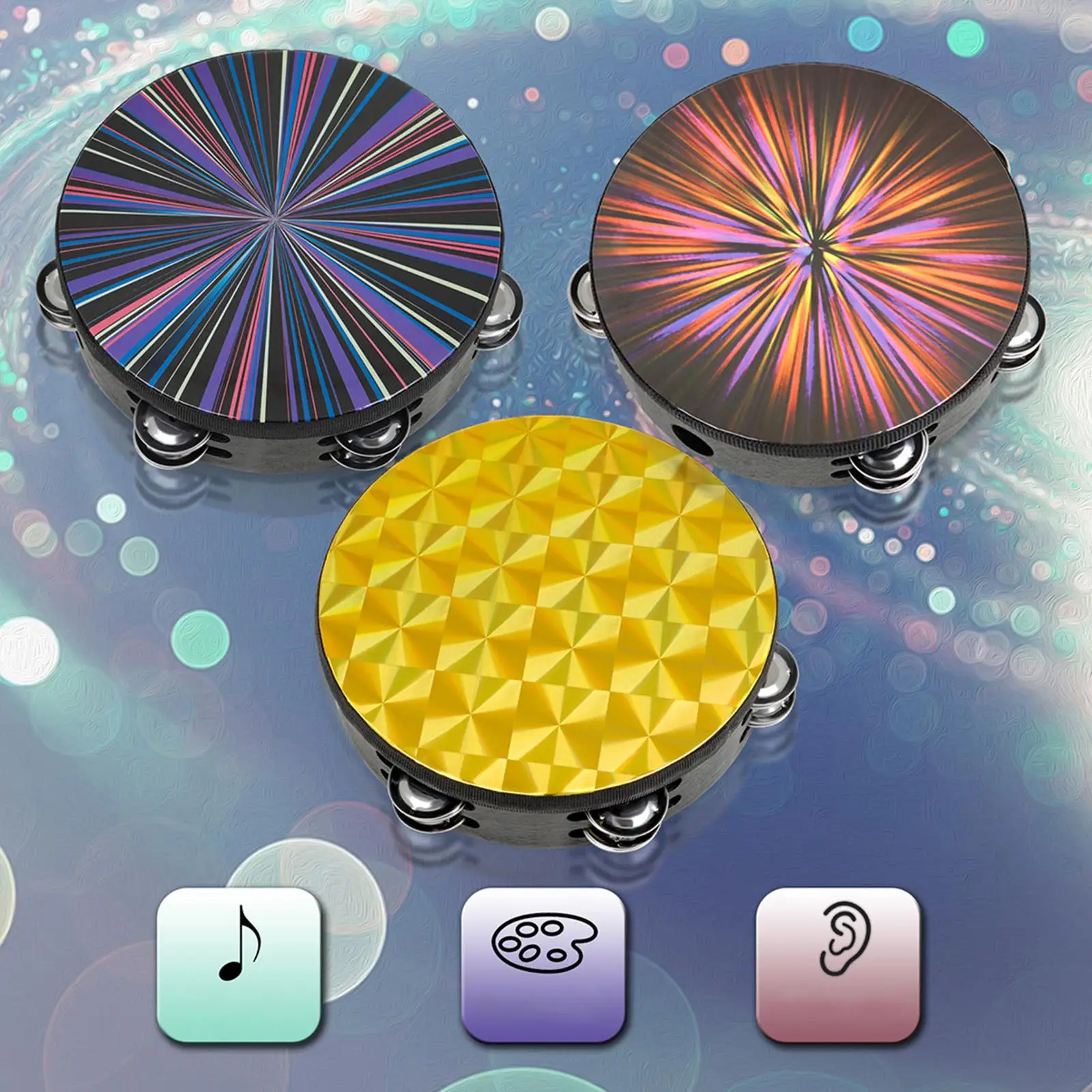 Деревянный Тамбурин ударный музыкальный инструмент для христианских танцев