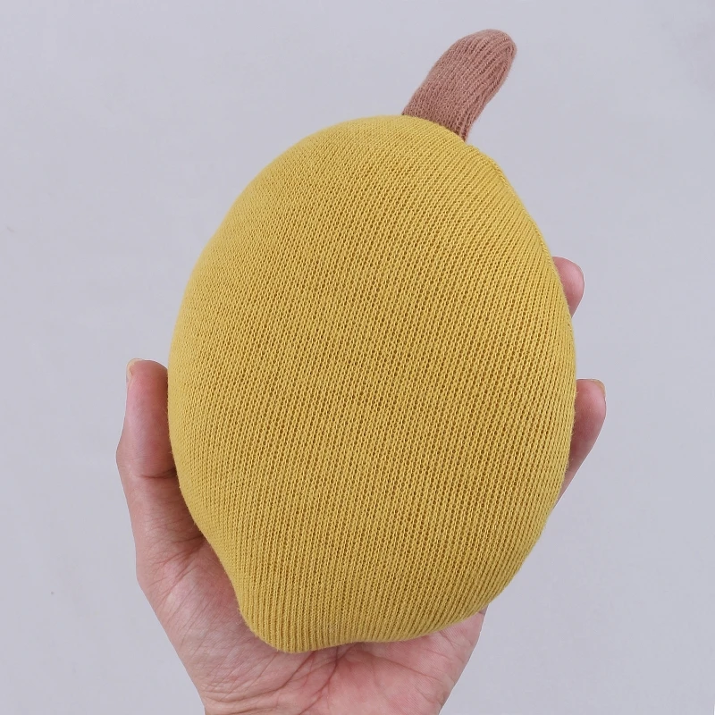 

Lemon Plushie Plush Rattle Hand Toy Newborn Early Educational Grasping Toy