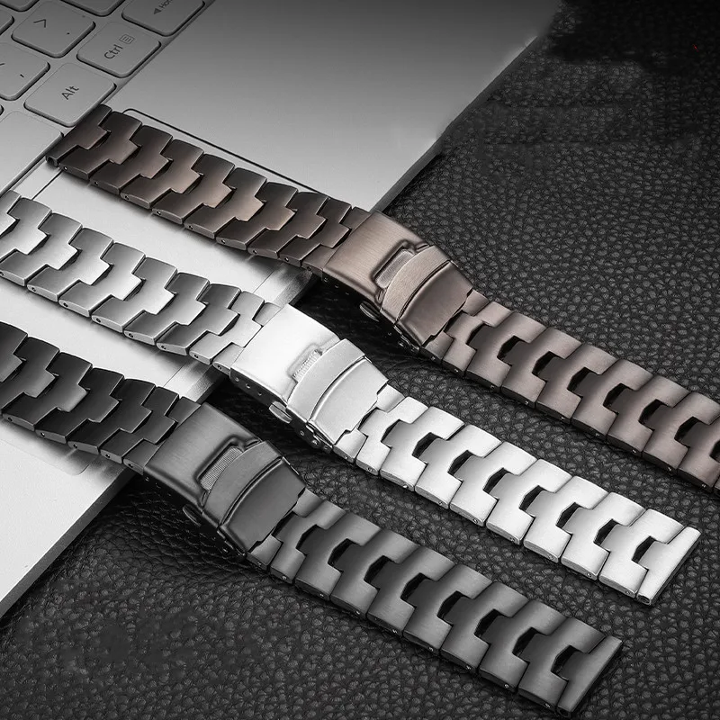 Titanium Alloy Strap for Huawei Gt3 Gt2 Metal Watch3pro New GS3 Smart Watch Magic2 dream Business Runner New Porsche Men