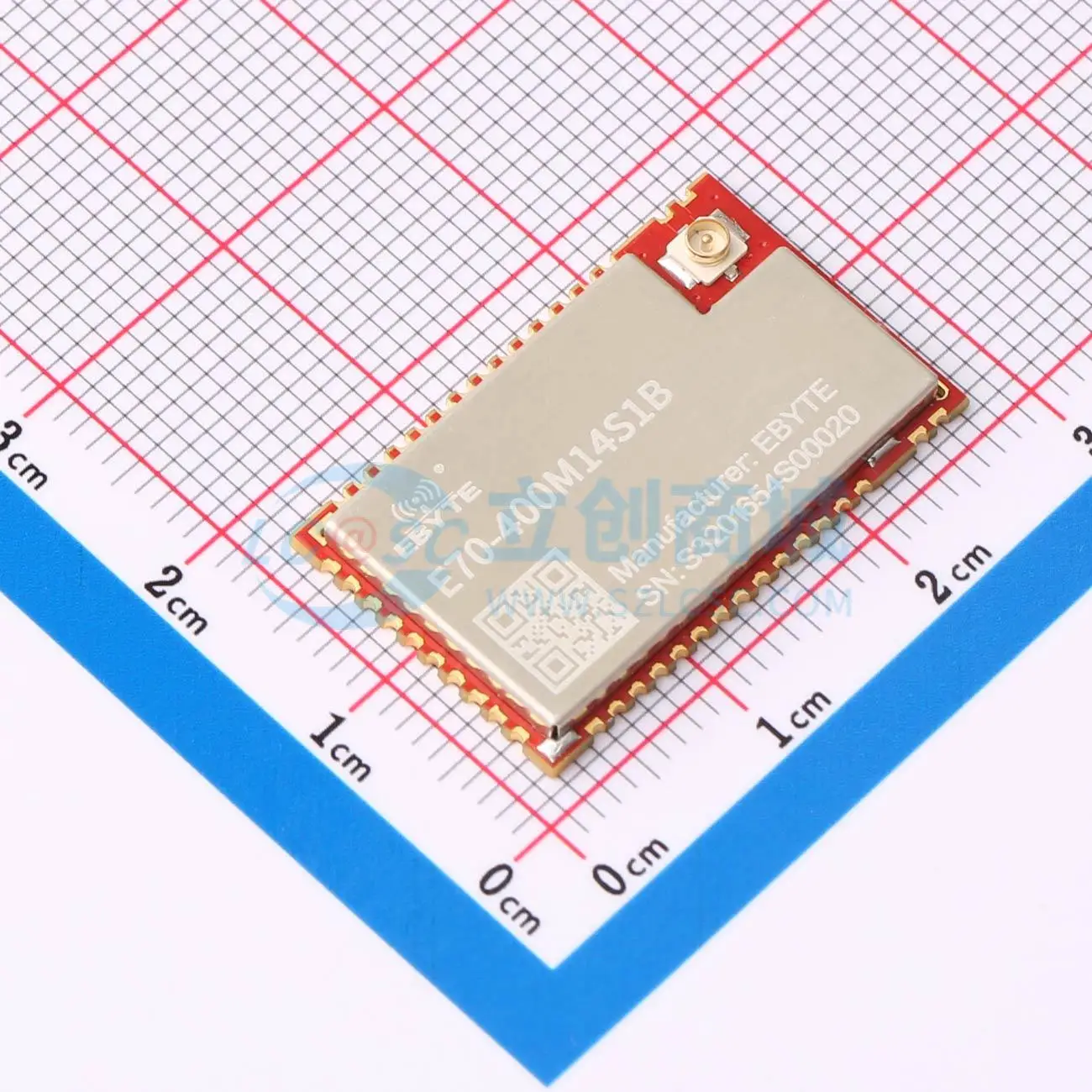 Фото 2 шт. E70-400M14S1B SMD 26x16 мм GFSK 14 дБм PWM SPI UART I2C JTAG RF модуль беспроводной связи для системы умного дома №1