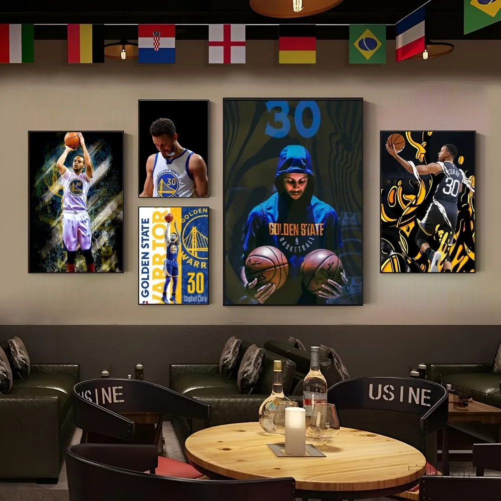 1 шт. плакат Стивена карри самоклеящаяся искусство Настенный декор для кофейни