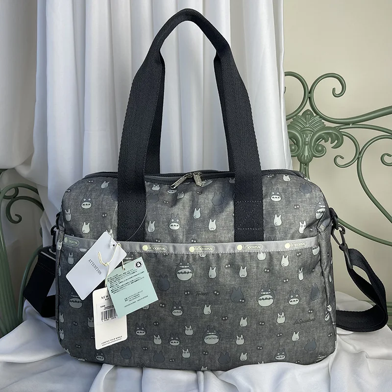 Модная легкая сумка-тоут Lesportsac Мультяшные тоторы Hellokts аниме сумки на плечо