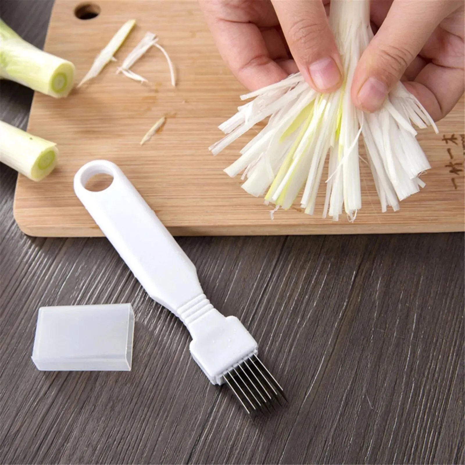 Shred Шелковый нож овощные Scallions резак еда Кухня быстрый измельчитель