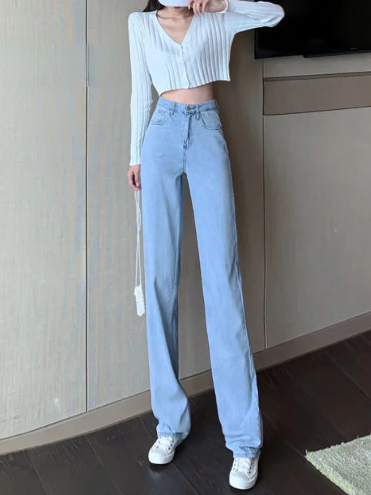 Джинсы женские с бандажным дизайном уличная одежда свободные стильные джинсовые