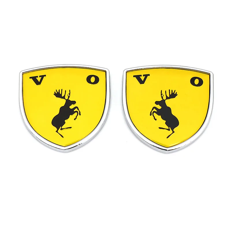 

3D Car Sticker Moose Deer Logo Emblem Badge Decals for Volvo Ocean V40 V60 V90 XC60 XC90 XC40 S60 S90 S80 C30 Auto Accessories