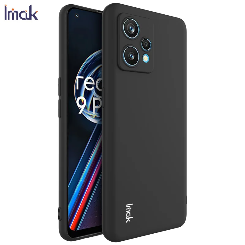 

Imak Для Realme 9 Pro + искусственная Обложка Мягкий силиконовый Чехол для телефона ТПУ задняя обложка Чехол для Realme 9 Pro Plus