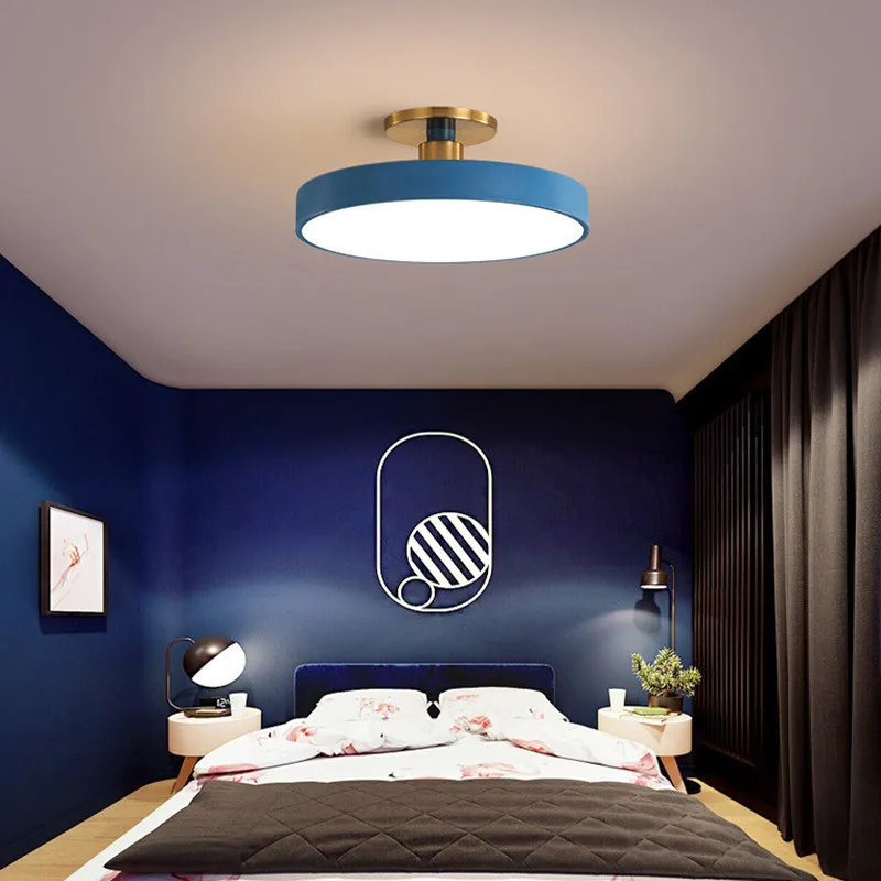 Nordic Led Ceiling Lighting Creative Bedroom Lights Lamps Corridor Aisle Lights Minimalist Cloakroom Porch Balcony Lights