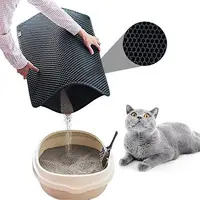 Cat Litter Mat Waterproof EVA  Cat Litter Trapping Pet Box Mat Clean Pad Products For Cats Accessories