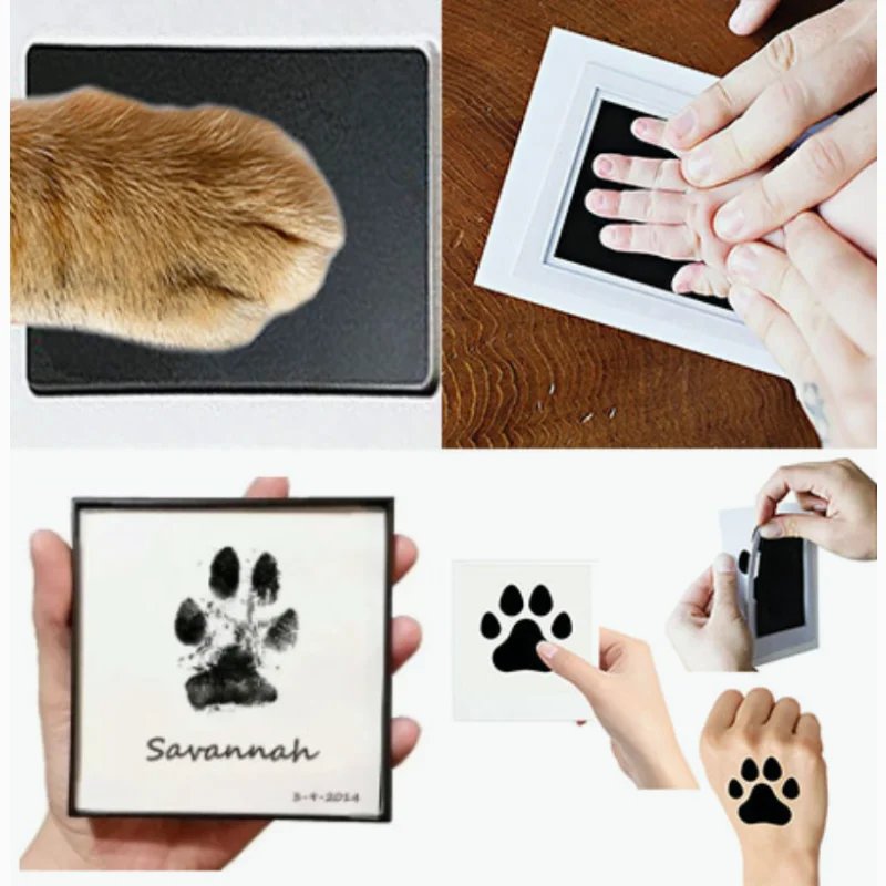 

Footprint Pad Safe Dog Footprint Pad Pet Pad Ink-free Accessories Baby Printing Footprint Handprint Paw Cat Pad Print Dog