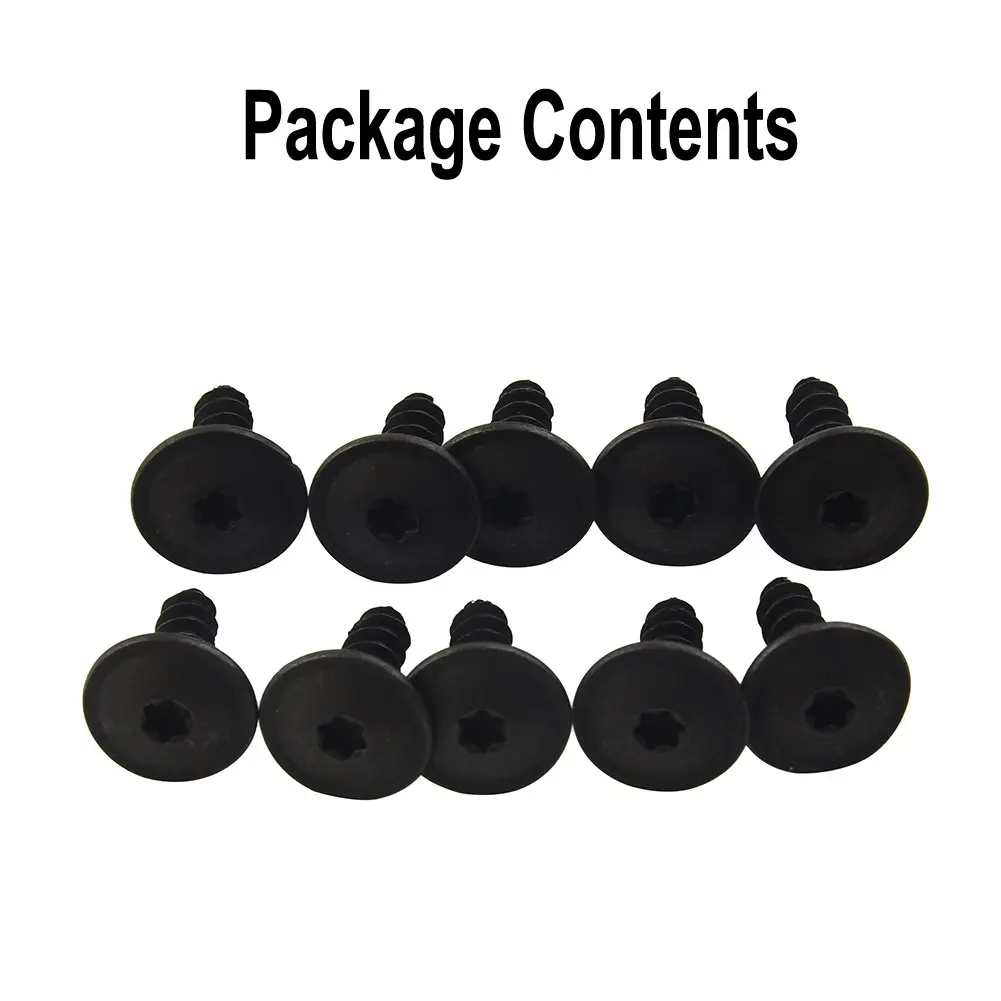 

10pcs Torx Screws Bumper Engine Shield Cover Tray Clips Fastener Retainer Used To Install Side Skirts, Bumpers