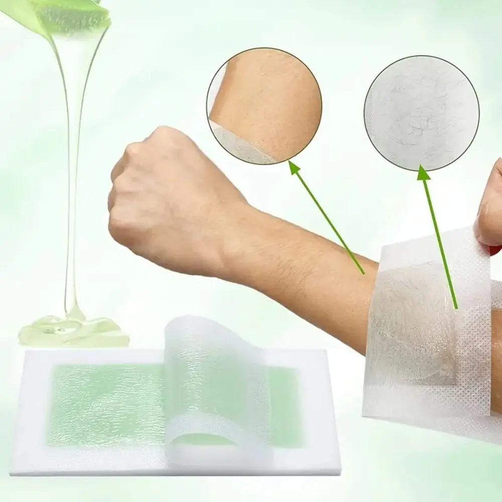 10 листов восковых полосок для депиляции гипоаллергенные косметические