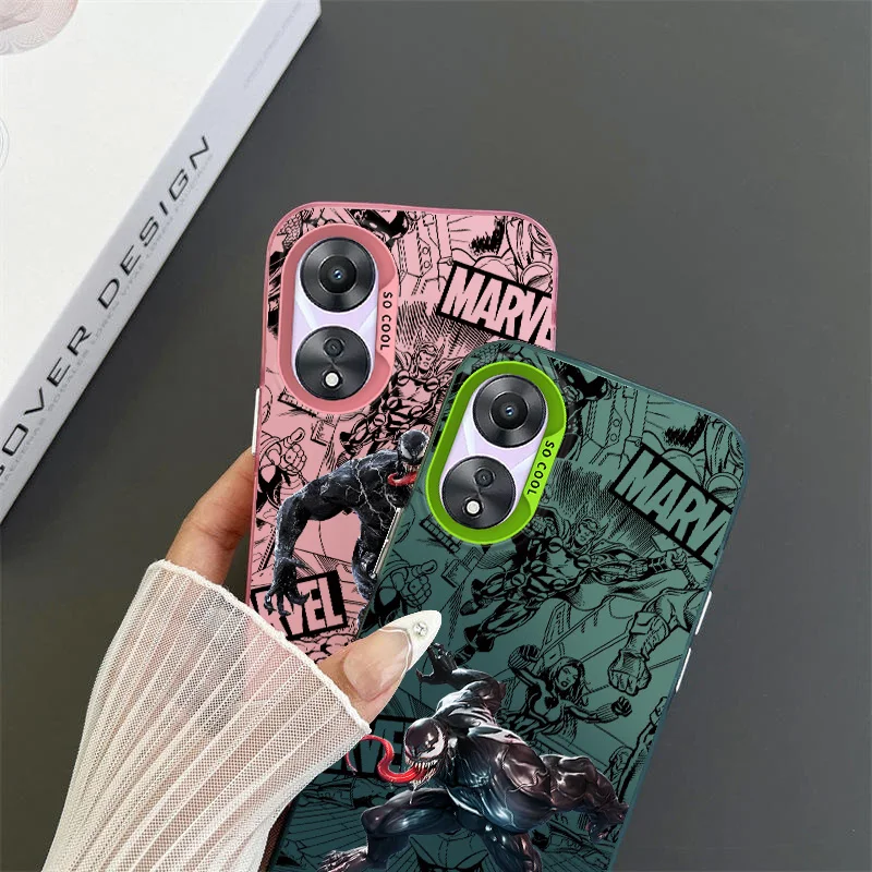 Marvel Venom Colorful Phone Case For OPPO Realme 13 12 11 10 9i 8i 6i 5i 5S Narzo 20A 10A Pro Plus Funda Cover Shell Capa