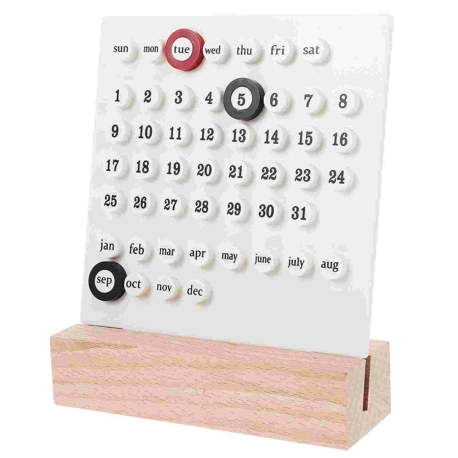 

Decoration Calendar Desk Household Small Office Daily Perpetual Mini Ornament Desktop