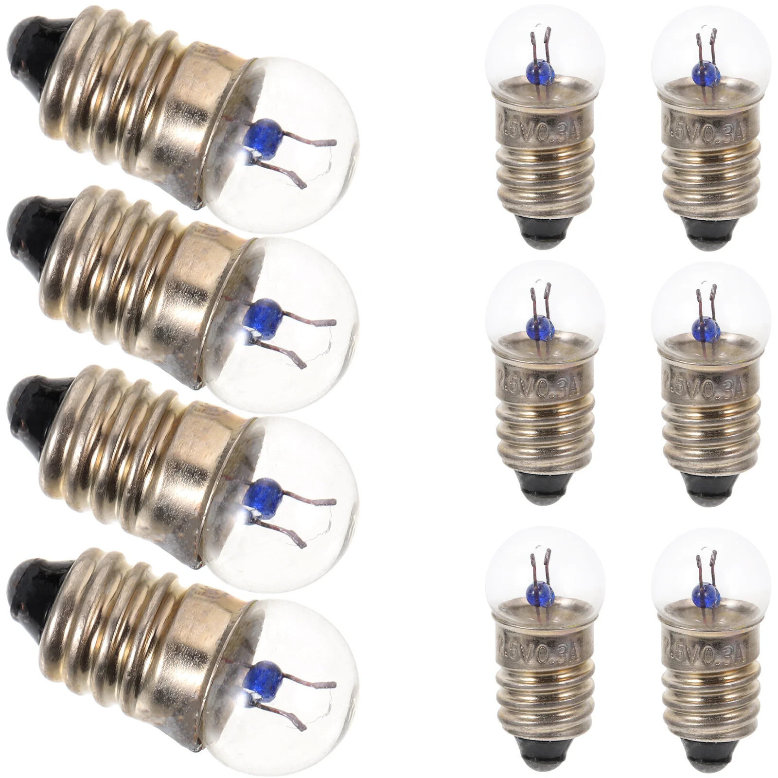 

Light Bulb Bulbs E10 Flashlight Mini Miniature Led Experiment Replacement Electric Student Bead Physics 0.3A 2.5V Screw Base