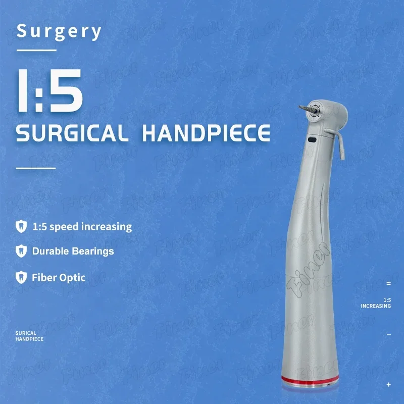 200000 об/мин den tal наконечник 1:5 красный кольцевой увеличивающий с волокном