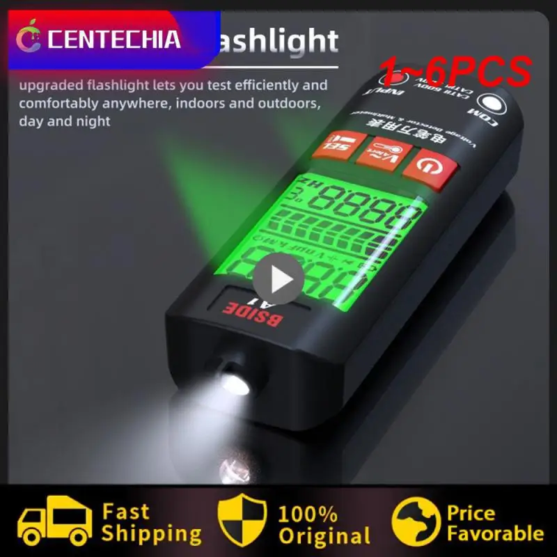 

1~6PCS Mini Multimeter Automatic Intelligent Digital Multimeter LCD Display Multimetro DC AC Voltage Ohmmeter NCV Hz Wire Tester