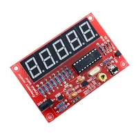 1hz 50mhz digital led crystal oscillator tester frequency counter meter rf electronic diy kits tools pcb board module