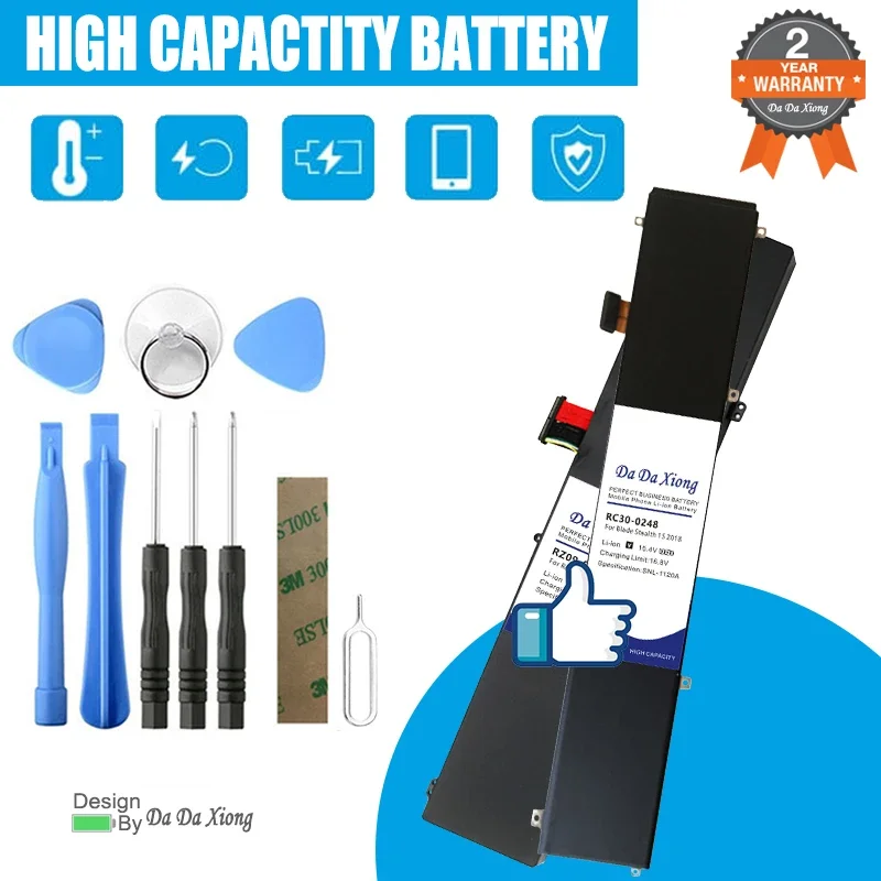 Аккумулятор BETTY4 RC30-0196 RZ09-0166 для Razer Blade Stealth Pro 14 дюймов V2 13 15 17 3 дюйма 2014 2016 2017 2018