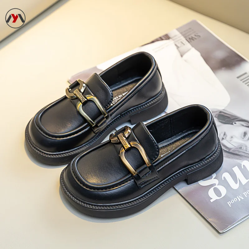 Туфли DUDU детские для принцесс дышащие ботинки Мэри средней длины на липучке