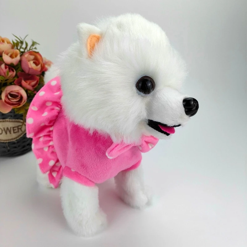 Электрическая поющая игрушка для собак ходячее животное с поводком веревка