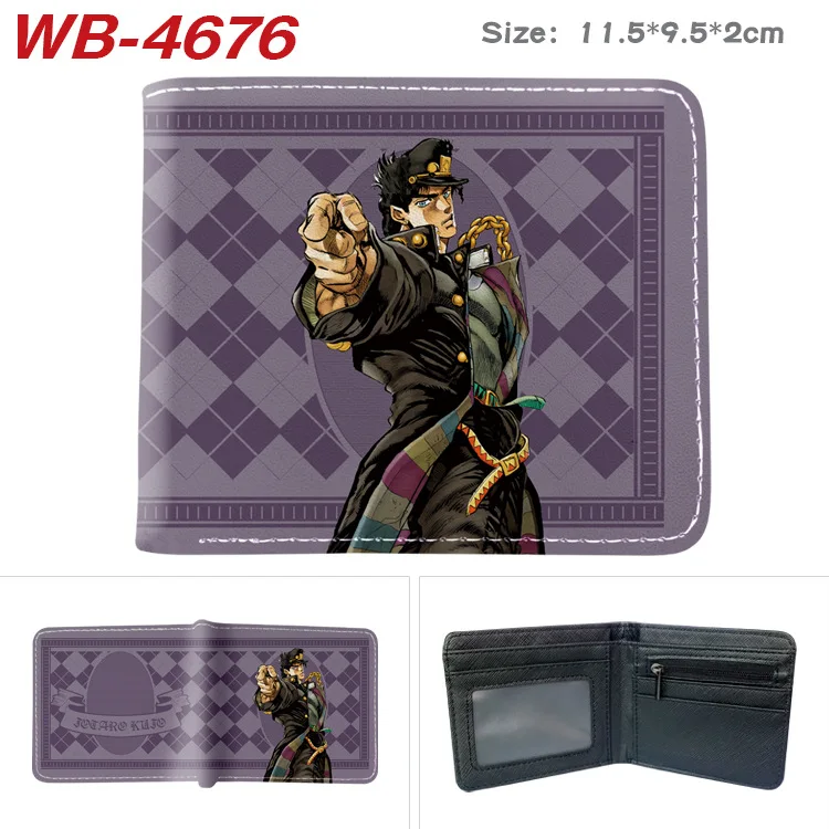 E-Mell JoJos Bizarre Adventure Stone Ocean Jolyne Cujoh Costello Foo Fighters Weather Report Zip Wallet
