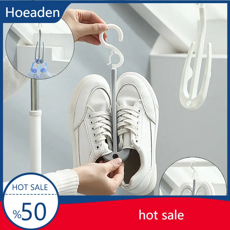 

Multifunctional Shoe Rack for Drying Hanger Home Shoe Shelf Stand Creative Shoe Storage Organizer Hook Windproof Drying Hanger