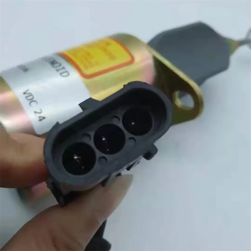 Shutoff Parar solenóide para Cummins 6CT Motor Diesel Daewoo Acessórios Escavadeira 24V 3970416