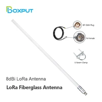 8dbi lora fiberglass antenna 858mhz 878mhz industrial iot 135cm outdoor long distance receiving n female to rp sma male cable
