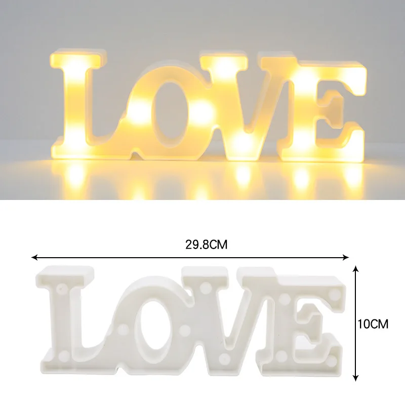 3D Любовь Сердце Светодиодная лампа для помещений декоративный знак ночник шатер