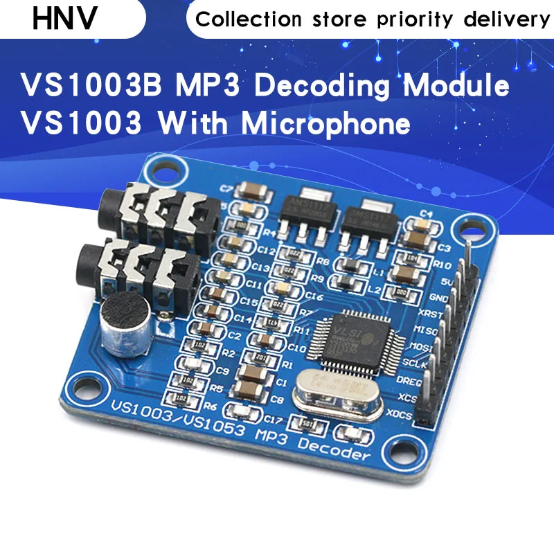 

Плата разработки модуля VS1003B VS1053 MP3 для встроенной записи