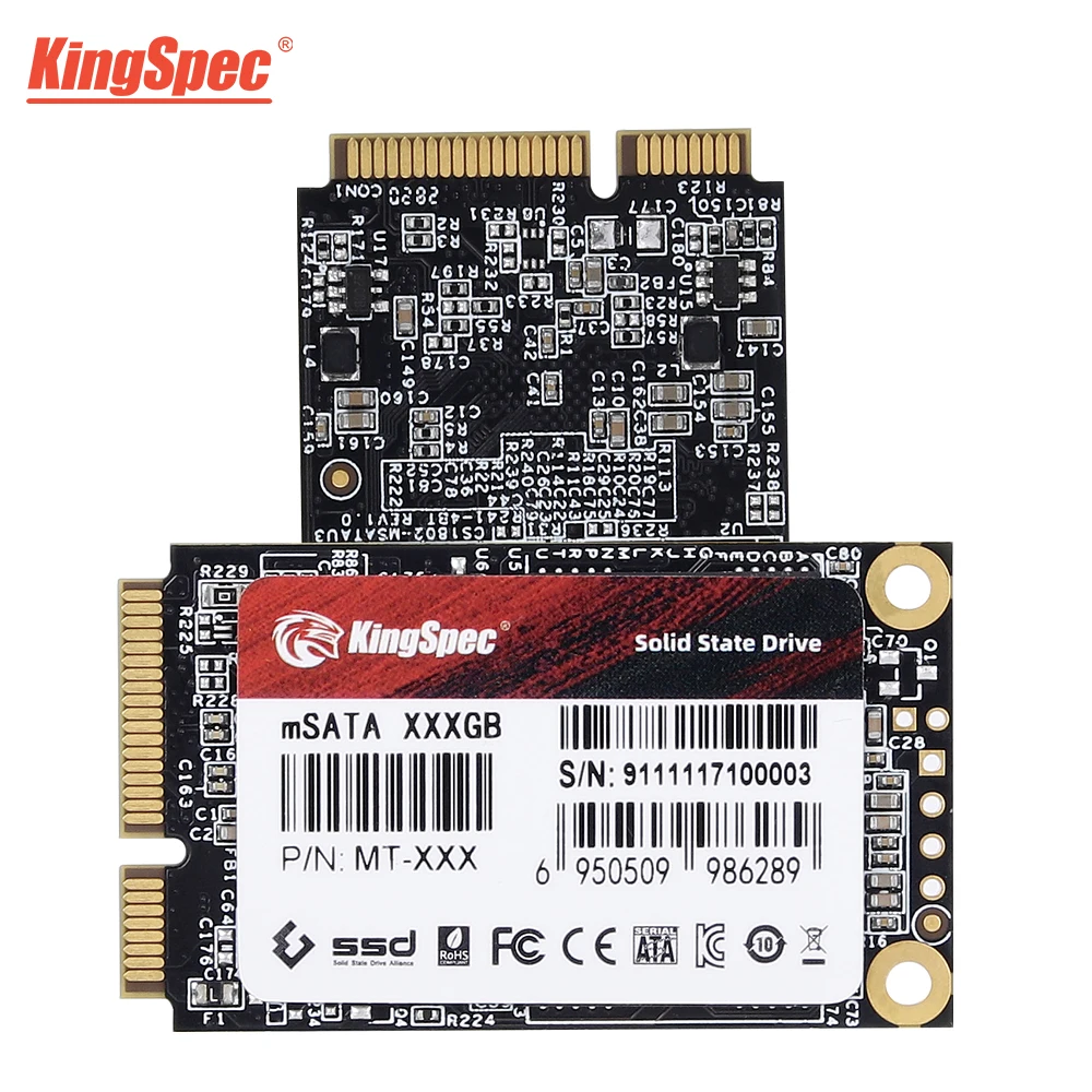 KingSpec msata ssd 120 ГБ 240 128 256 512 ТБ mini SATA Внутренний твердотельный жесткий диск для